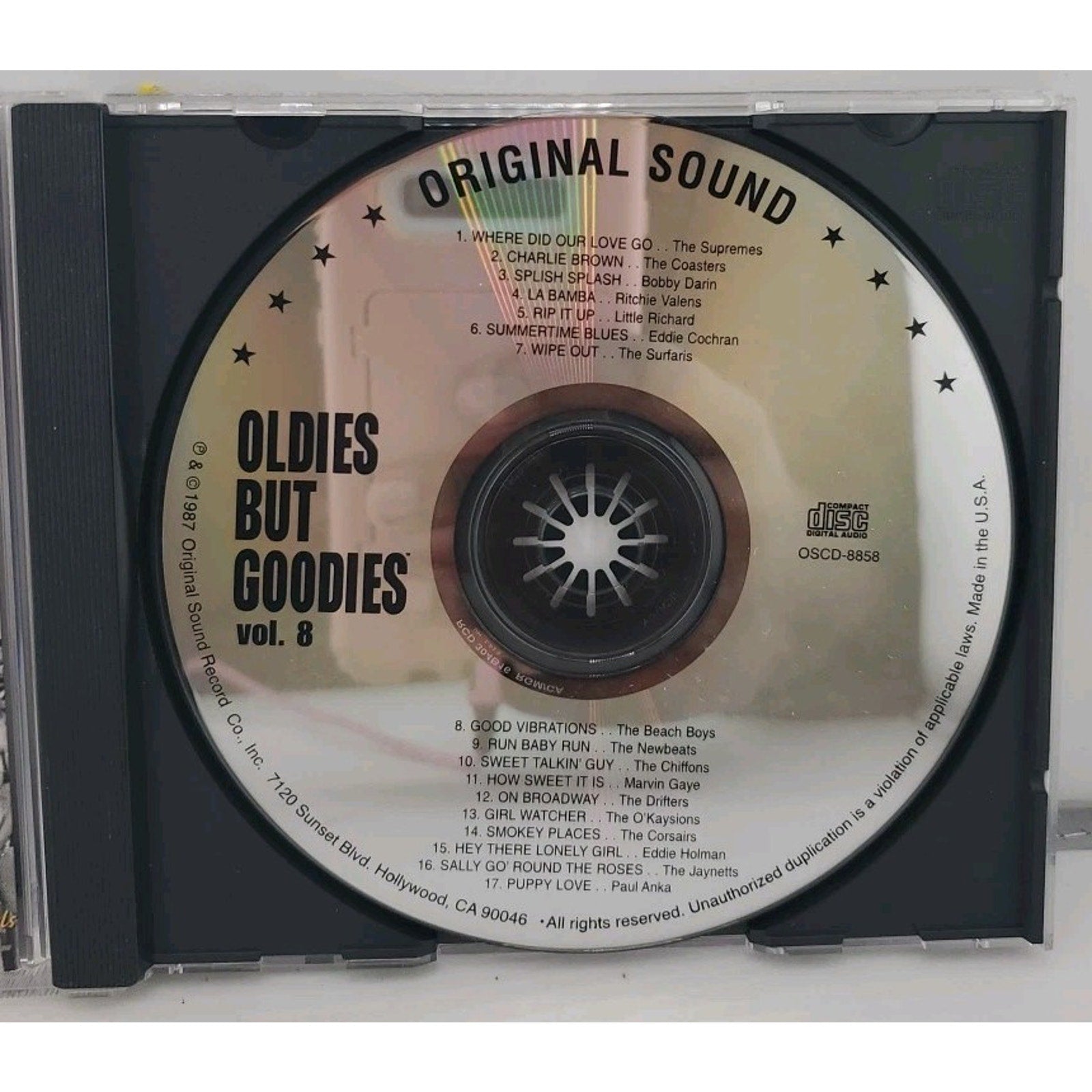 Vol. 8 Oldies but Goodies by Various 40th Anniversary (CD)