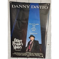 Other People's Money Movie Poster Original D/S 27X40 Danny Devito Gregory Peck