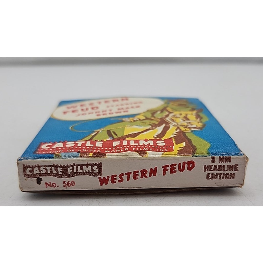 Castle Films 8 MM Western Feud Starring Johnny Mack Brown