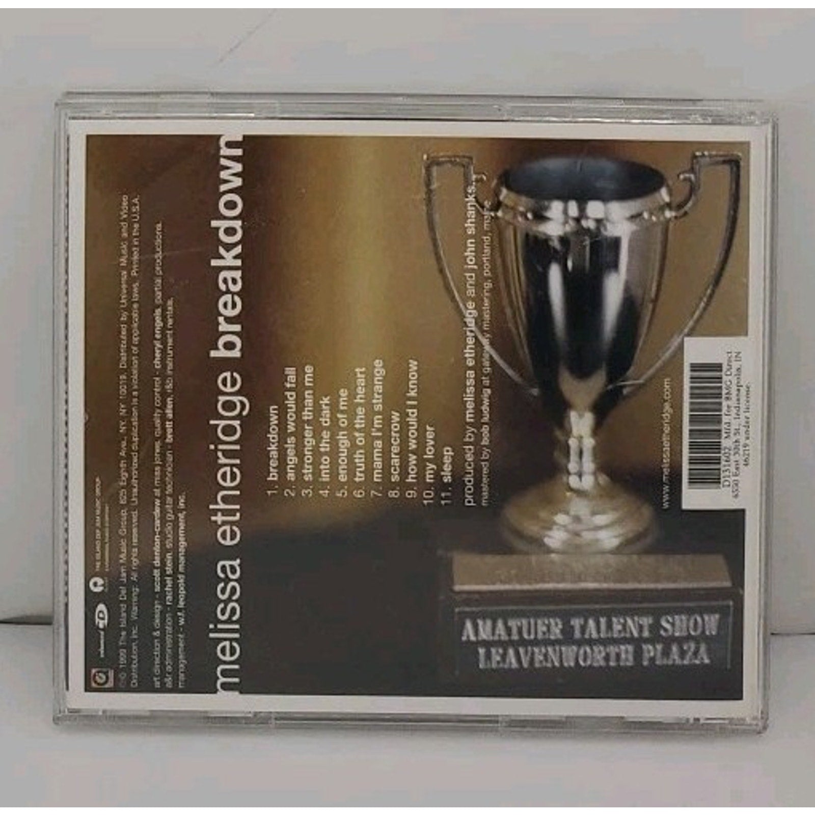 Breakdown by Melissa Etheridge (CD, 1999)
