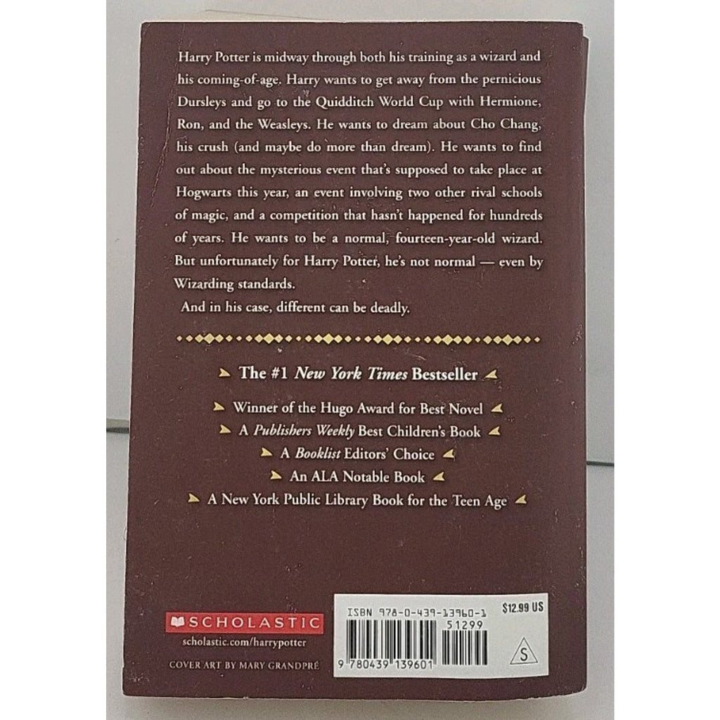 Harry Potter and the Goblet of Fire by J. K. Rowling (2002, Mass Market)