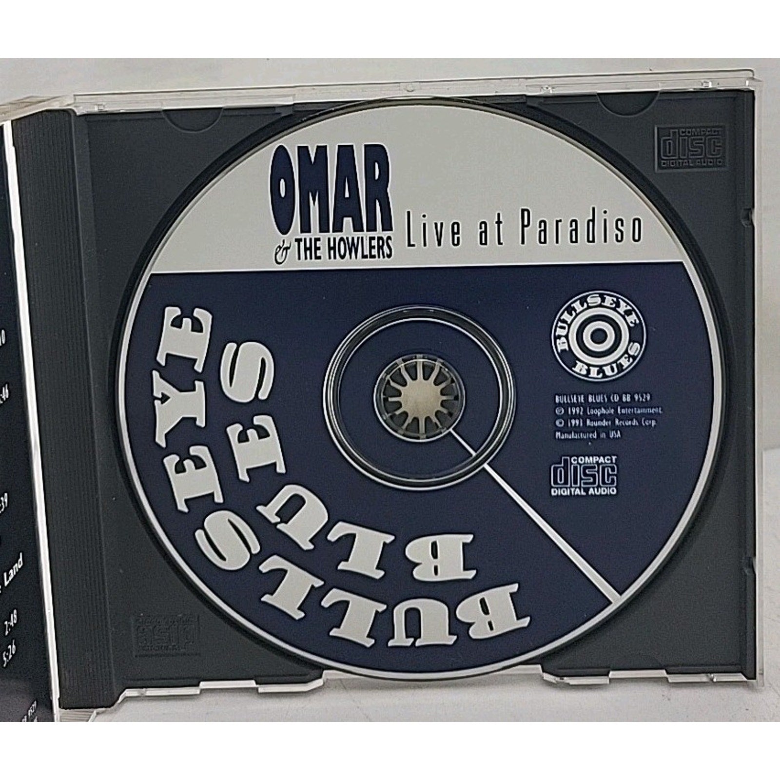 Live at Paradiso by Omar & the Howlers (CD, 1993)