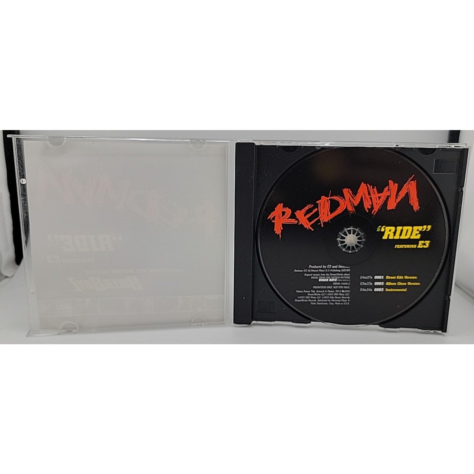 Redman Featuring E3 Ride Single (CD)