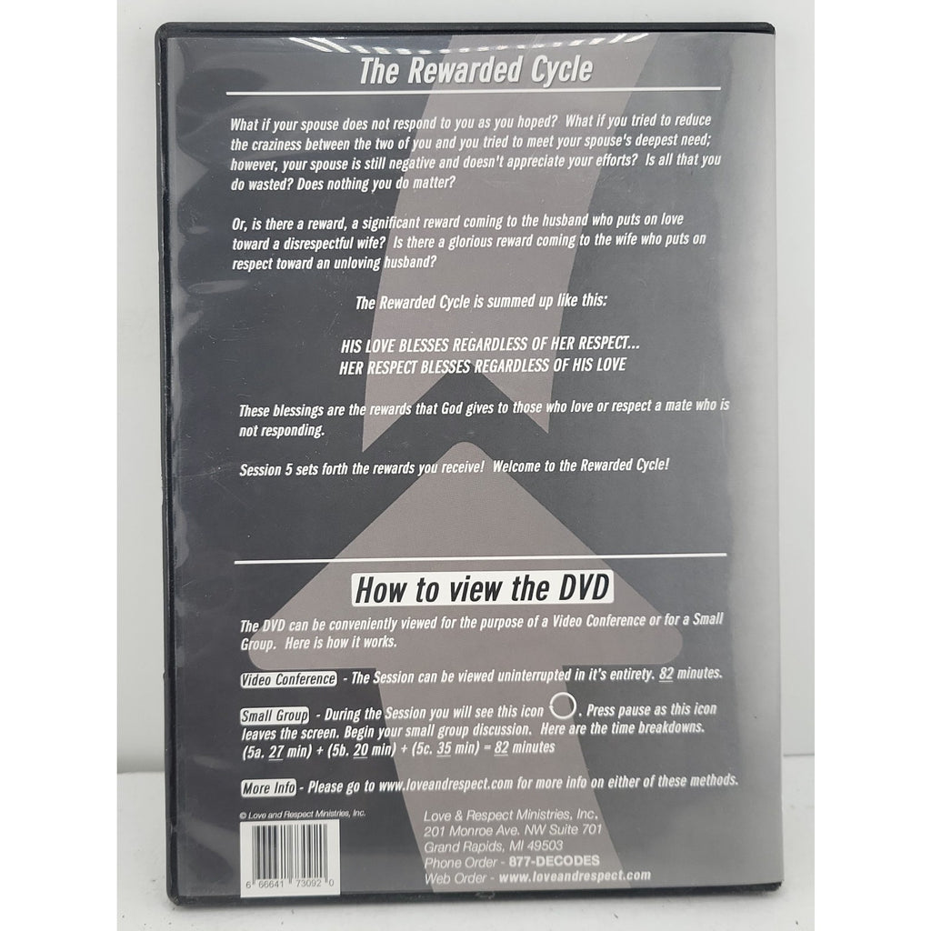 The Rewarded Cycle Dr. Emerson Eggerichs Session 5 DVD