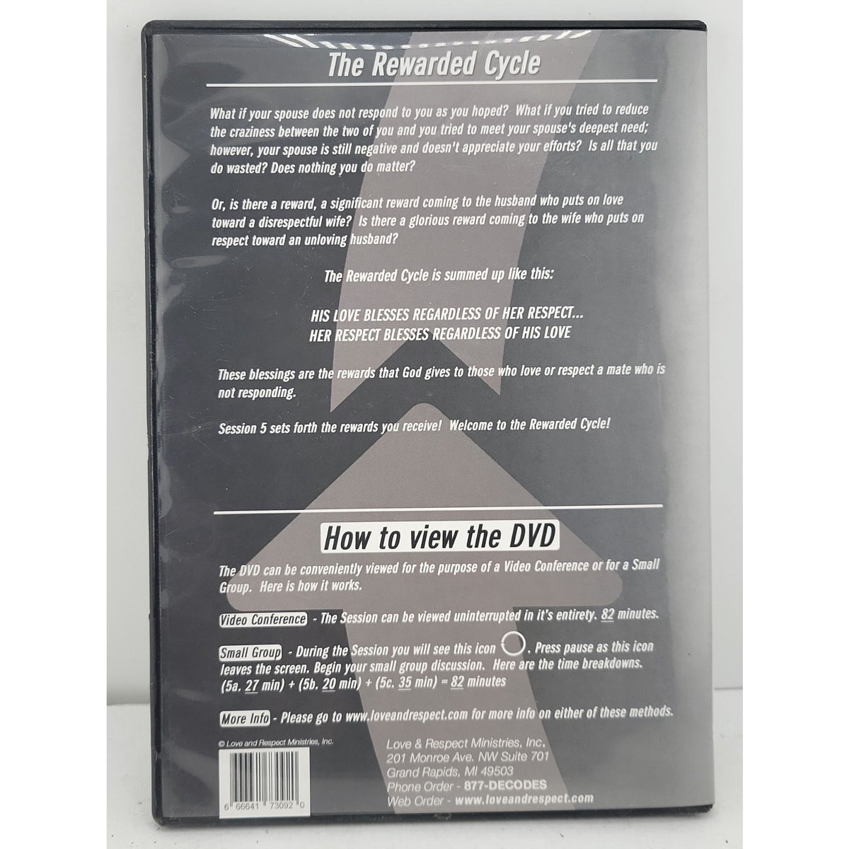 The Rewarded Cycle Dr. Emerson Eggerichs Session 5 DVD