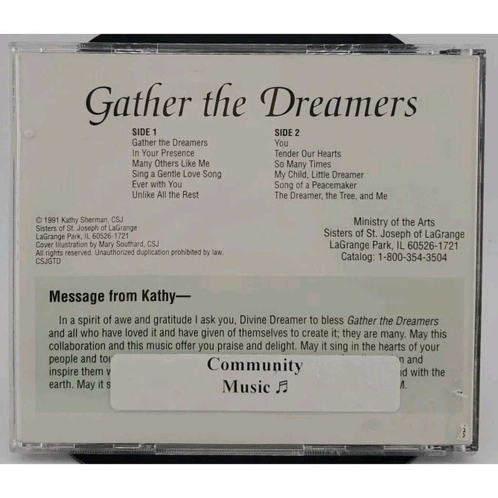 Gather The Dreamers CD - Music And Lyrics By Kathy Sherman