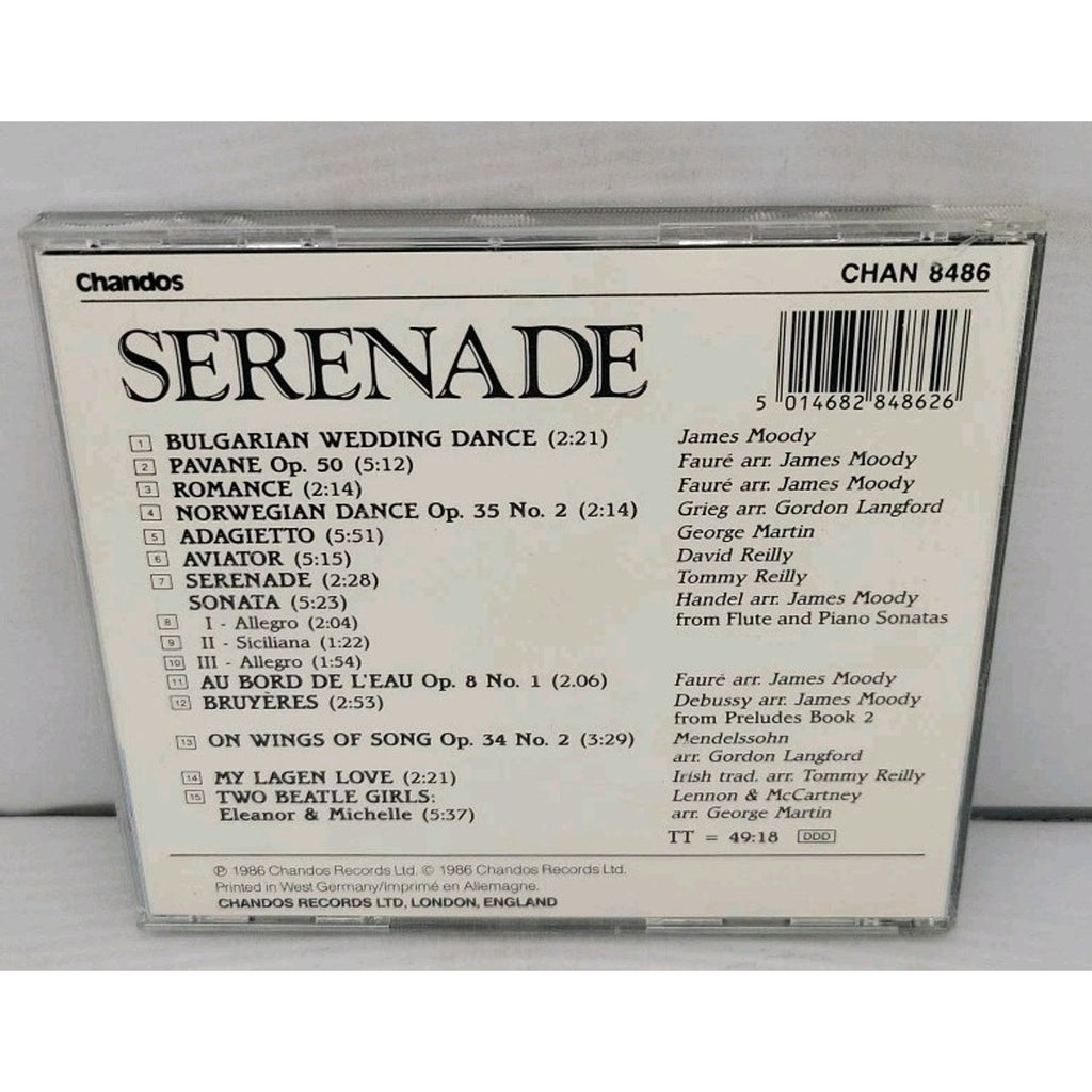 Chandos Serenade Tommy Reilly CD Classical Chamber Music 1986