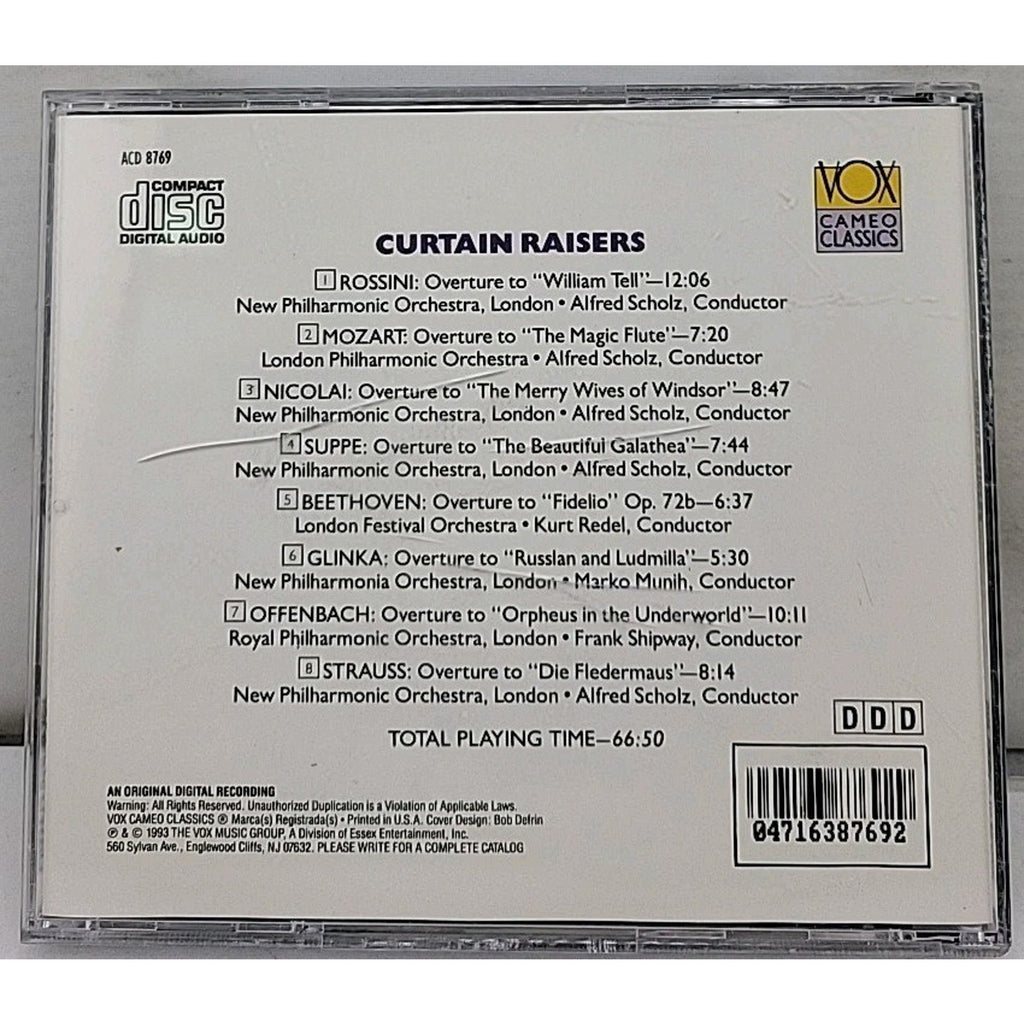 Curtain Raisers CD