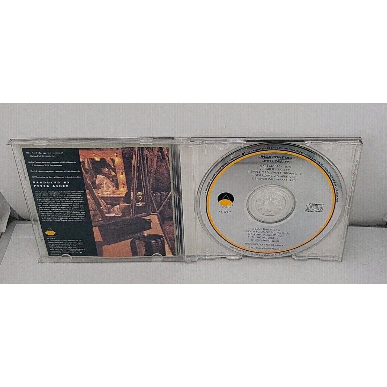 Simple Dreams by Ronstadt, Linda (CD, 1990)