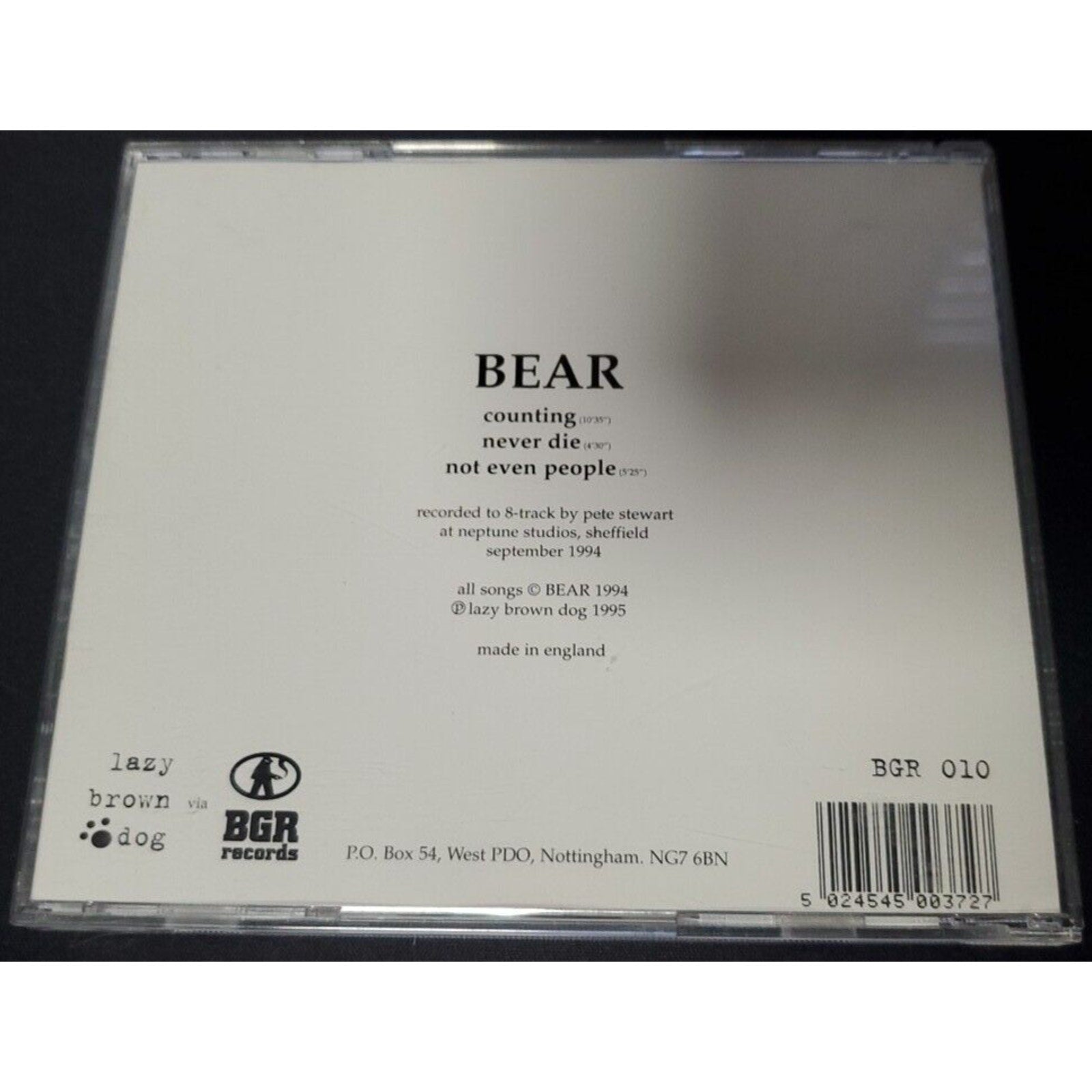 Bear Tracks (CD)