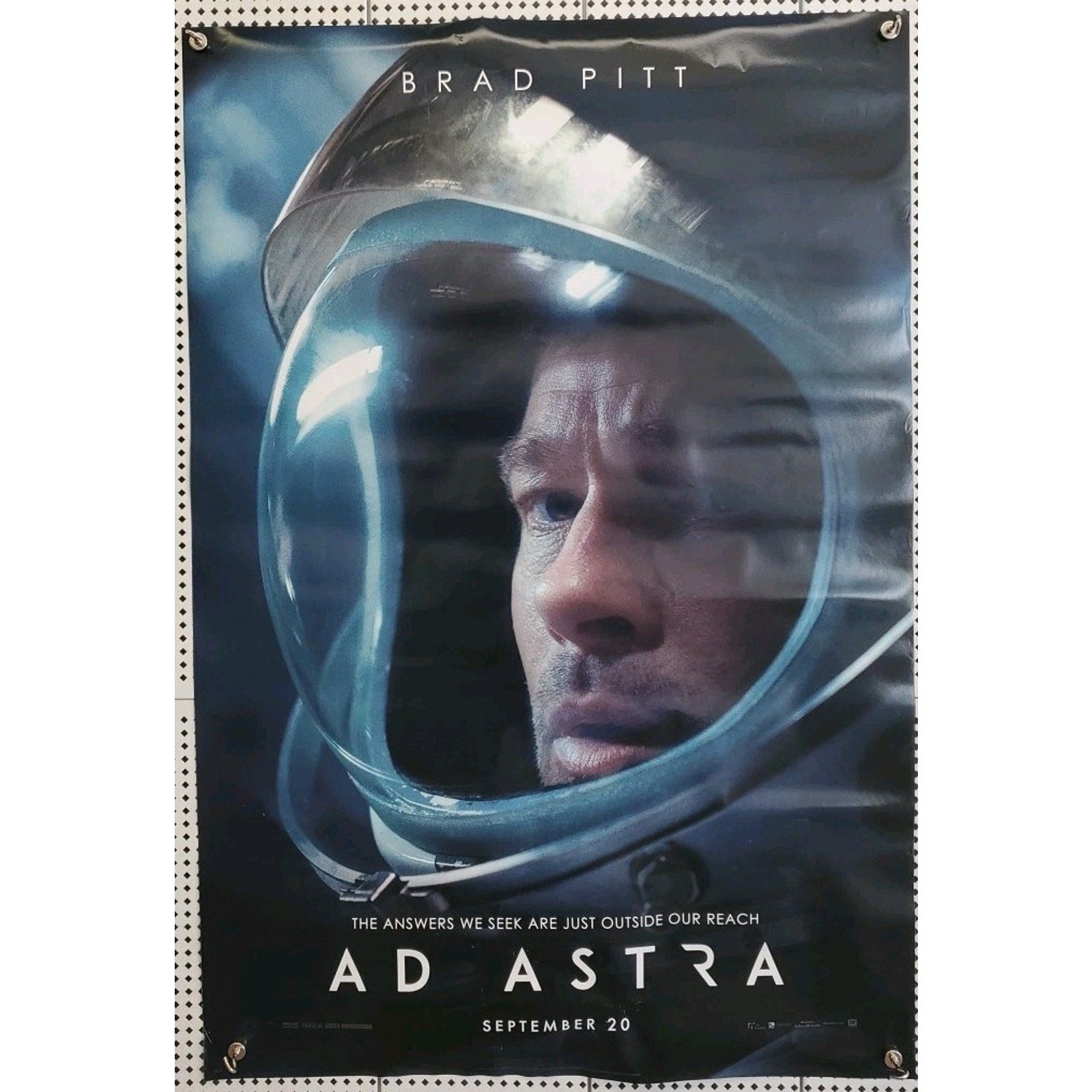 Ad Astra - Original DS Movie Poster D/S 27x40 2019 Brad Pitt