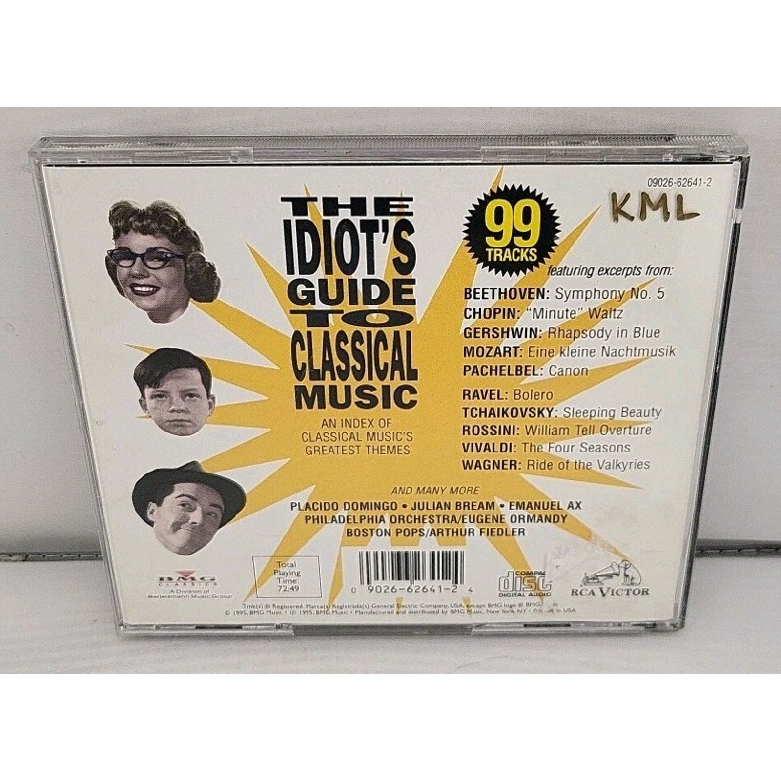 The Idiot's Guide to Classical Music (CD, Feb-1995, RCA Victor)