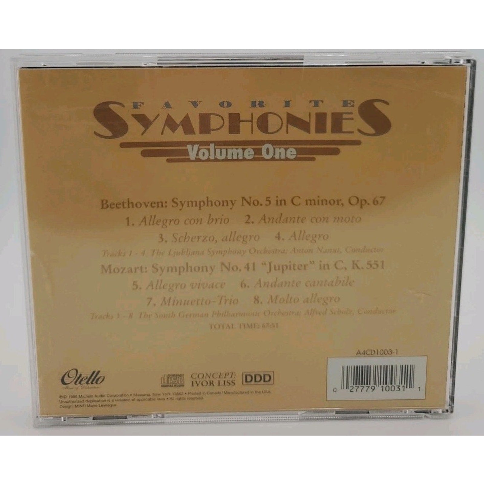 Favorite Symphonies Volume One (CD)