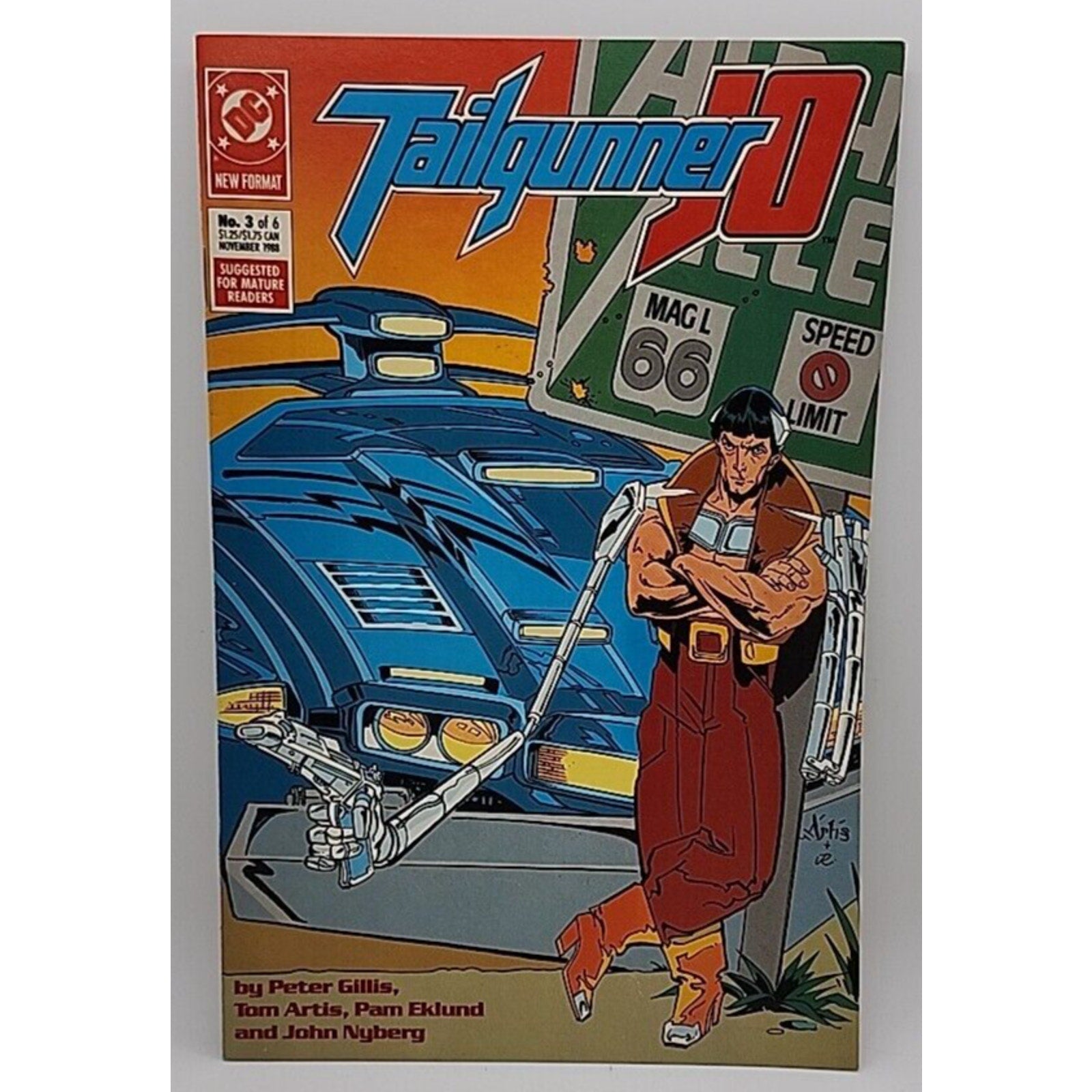 Tailgunner #3 OF 6 NOV 1988 DC Comic Book