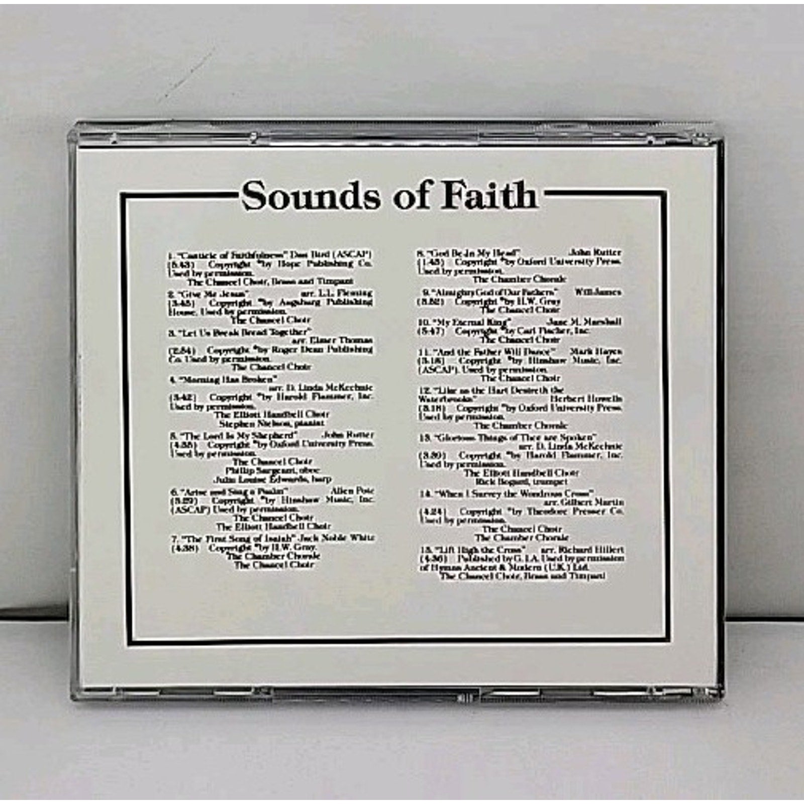 Sounds Of Faith By Highland Park Presbyterian Church CD