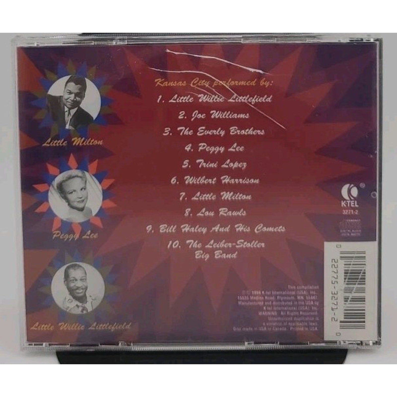 The Best of Kansas City by Various Artists (CD, Jul-1994, K-Tel Distribution)