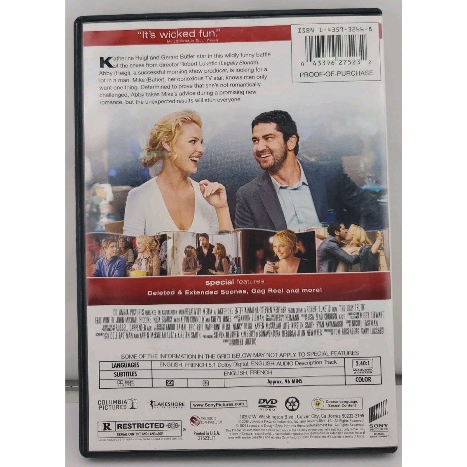 The Ugly Truth (DVD, 2009)