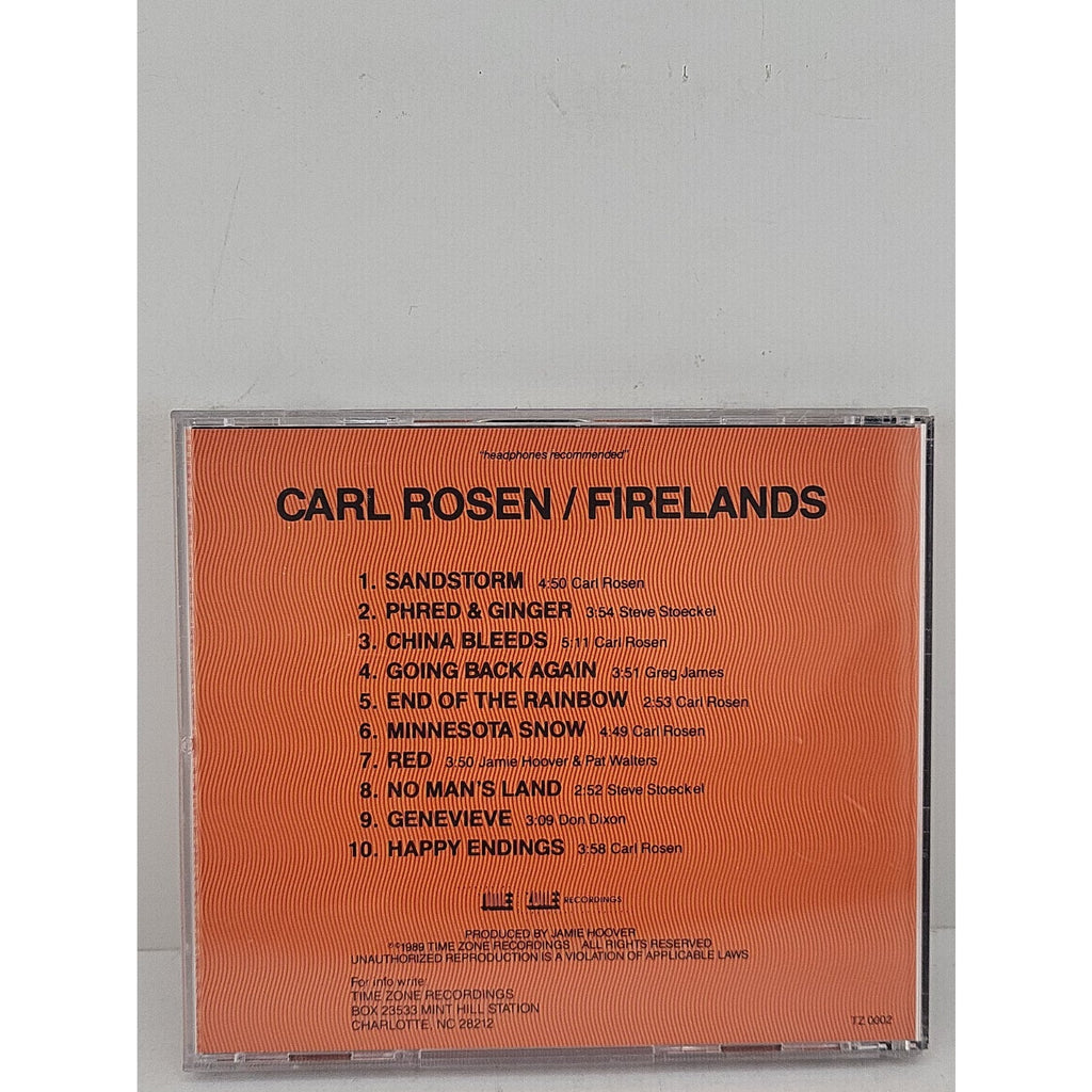 Carl Rosen Firelands CD