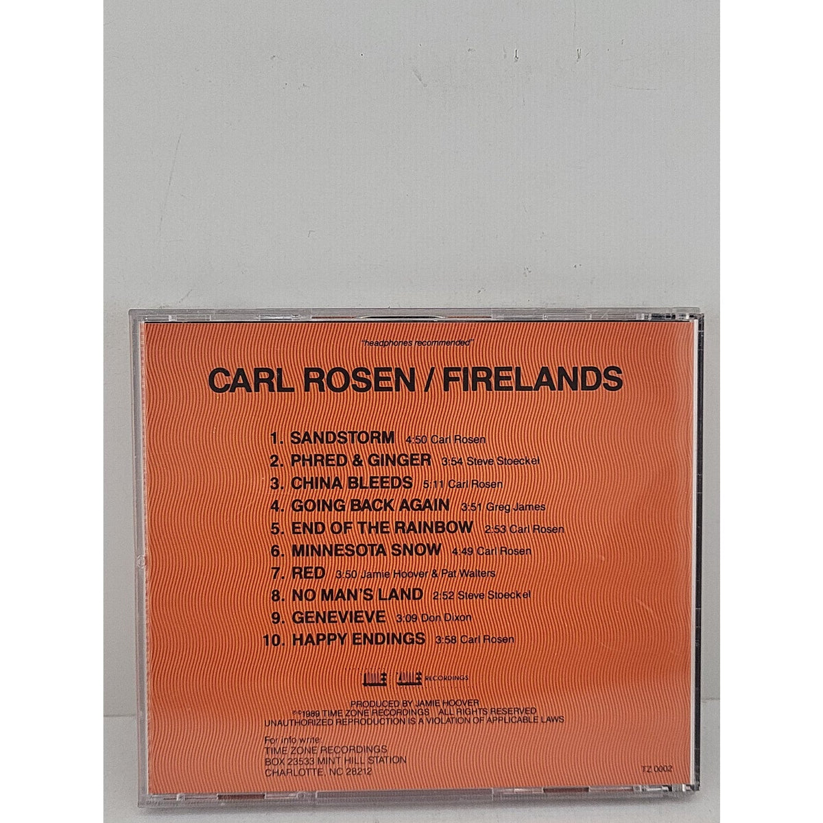 Carl Rosen Firelands CD