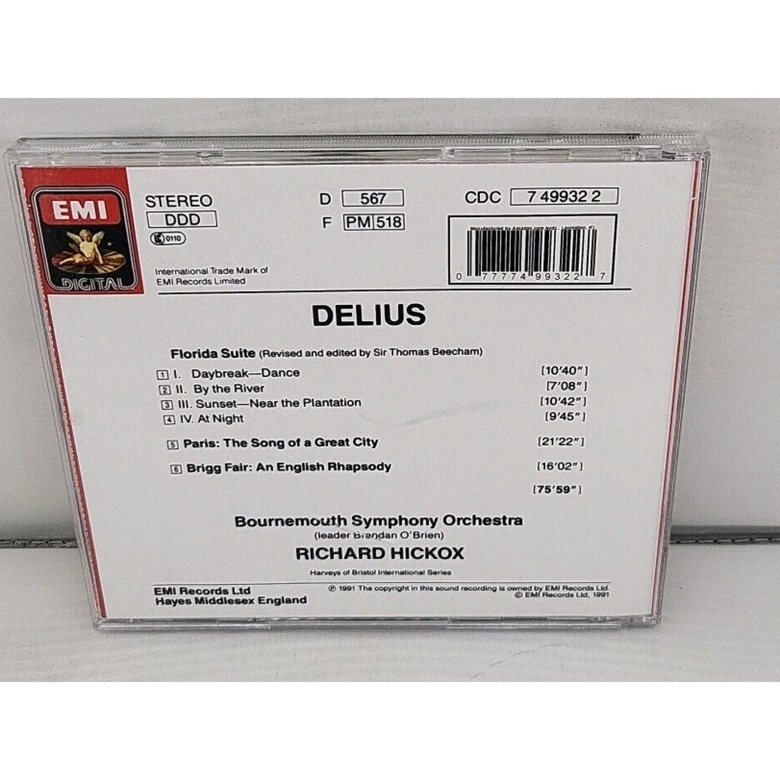 Delius: Florida Suite, Brigg F by Delius: Florida Suite, Brigg F (CD, 2007)