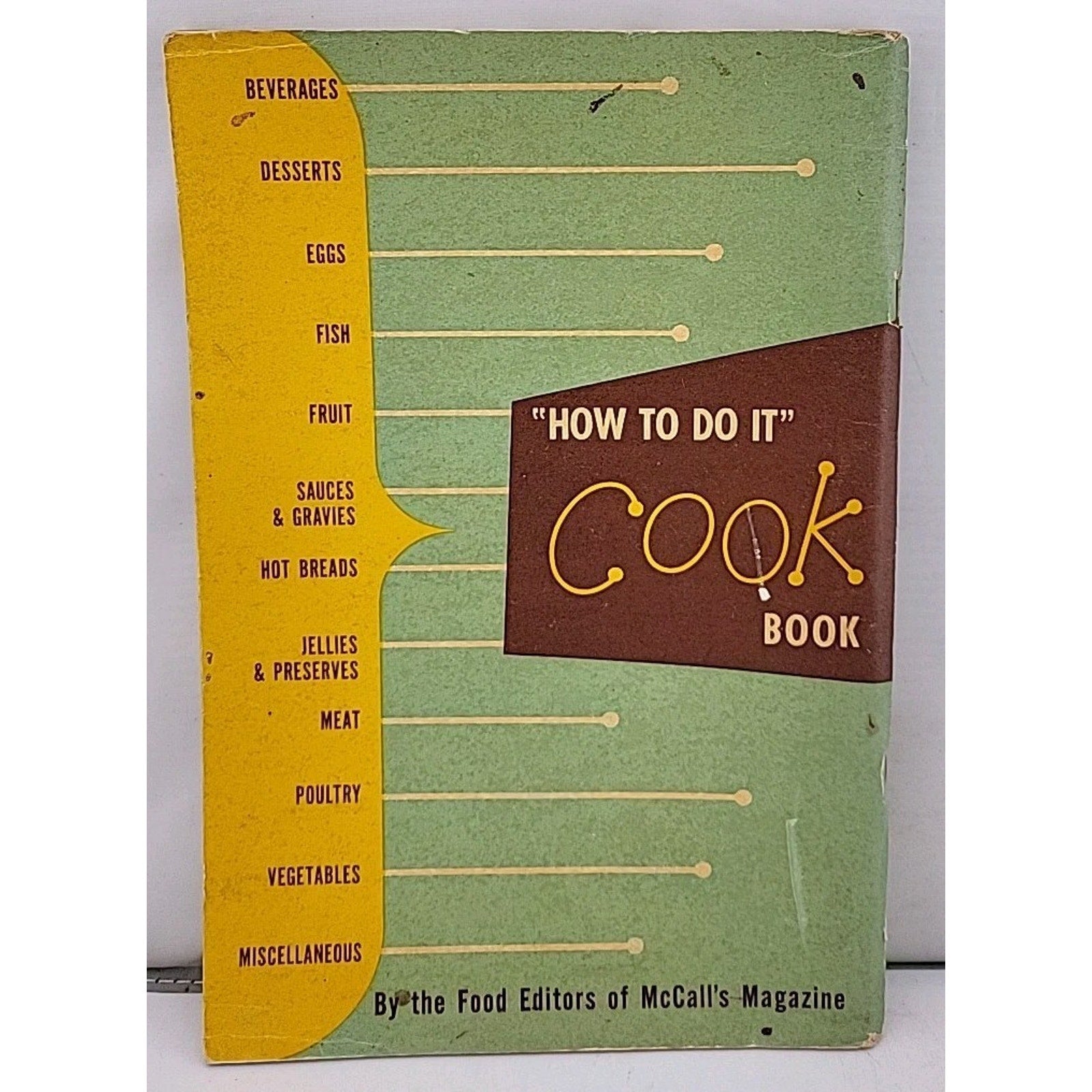 "How To Do It" Cook Book By The Food Editors Of McCall's Magazine