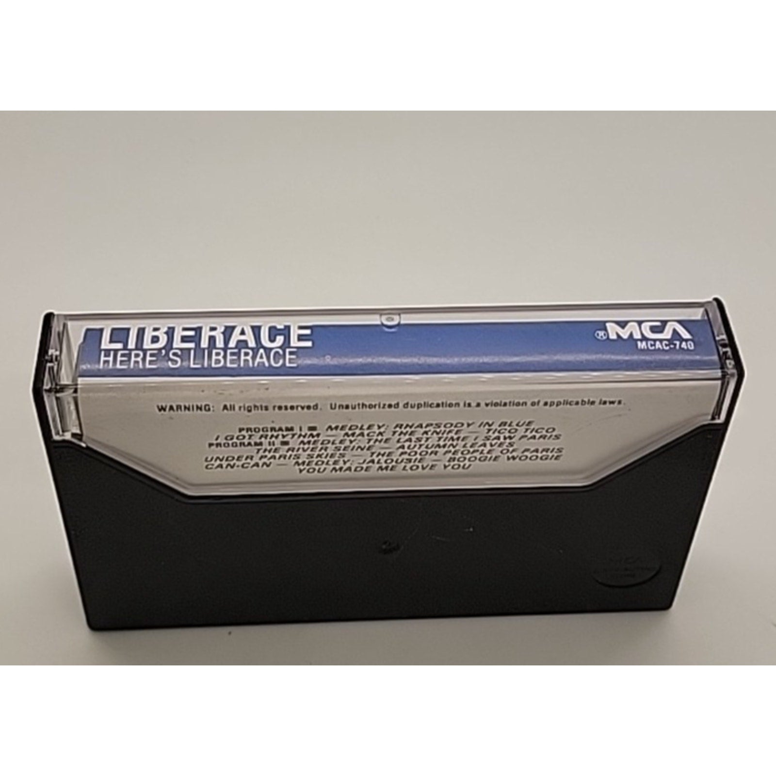 Here's Liberace by Liberace (Cassette, MCA)
