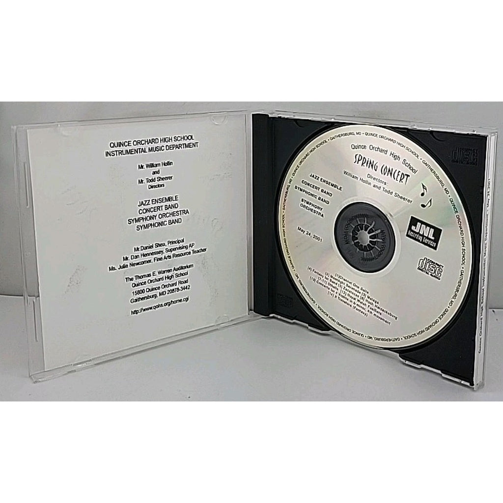 Quince Orchard High School Instrumental Music Department Spring Concert 2001 CD