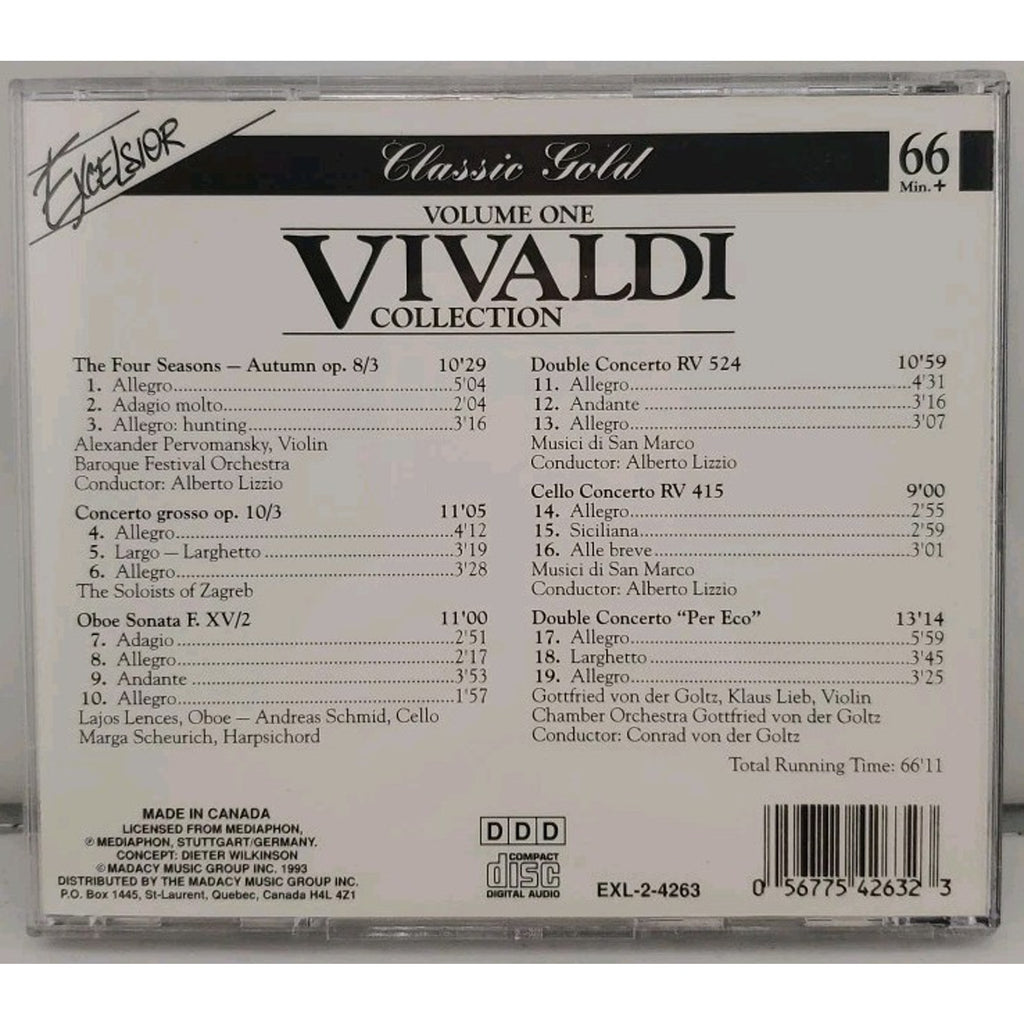 Various Artists : Vivaldi Collection, Vol. 1 CD