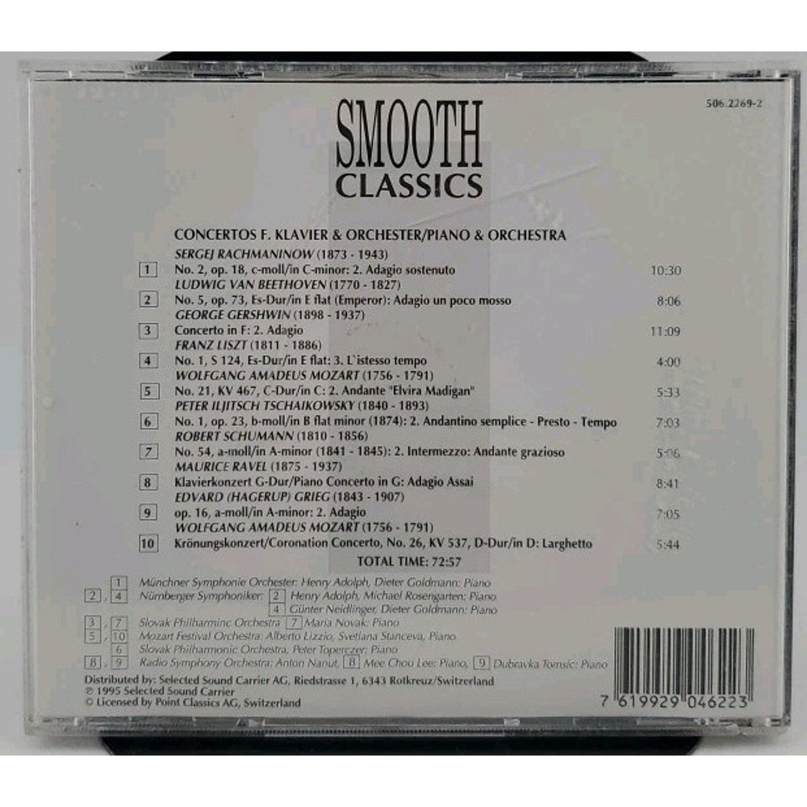 Various Artists - Smooth Classics: Piano Concertos (CD)