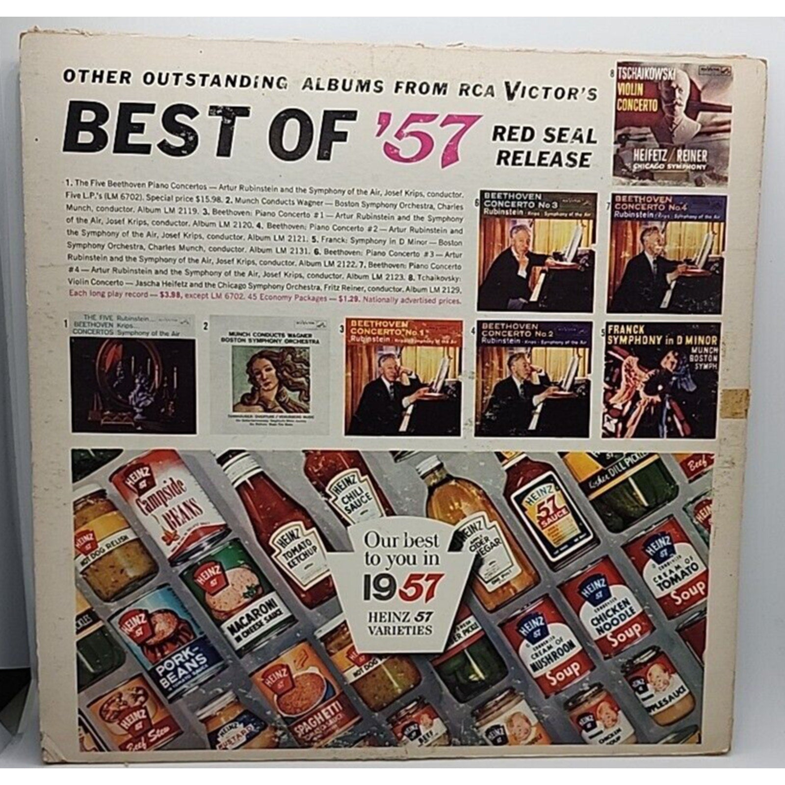 RCA Victor's Best Of ‘57 in Cooperation With Heinz 57 Varieties (Record)