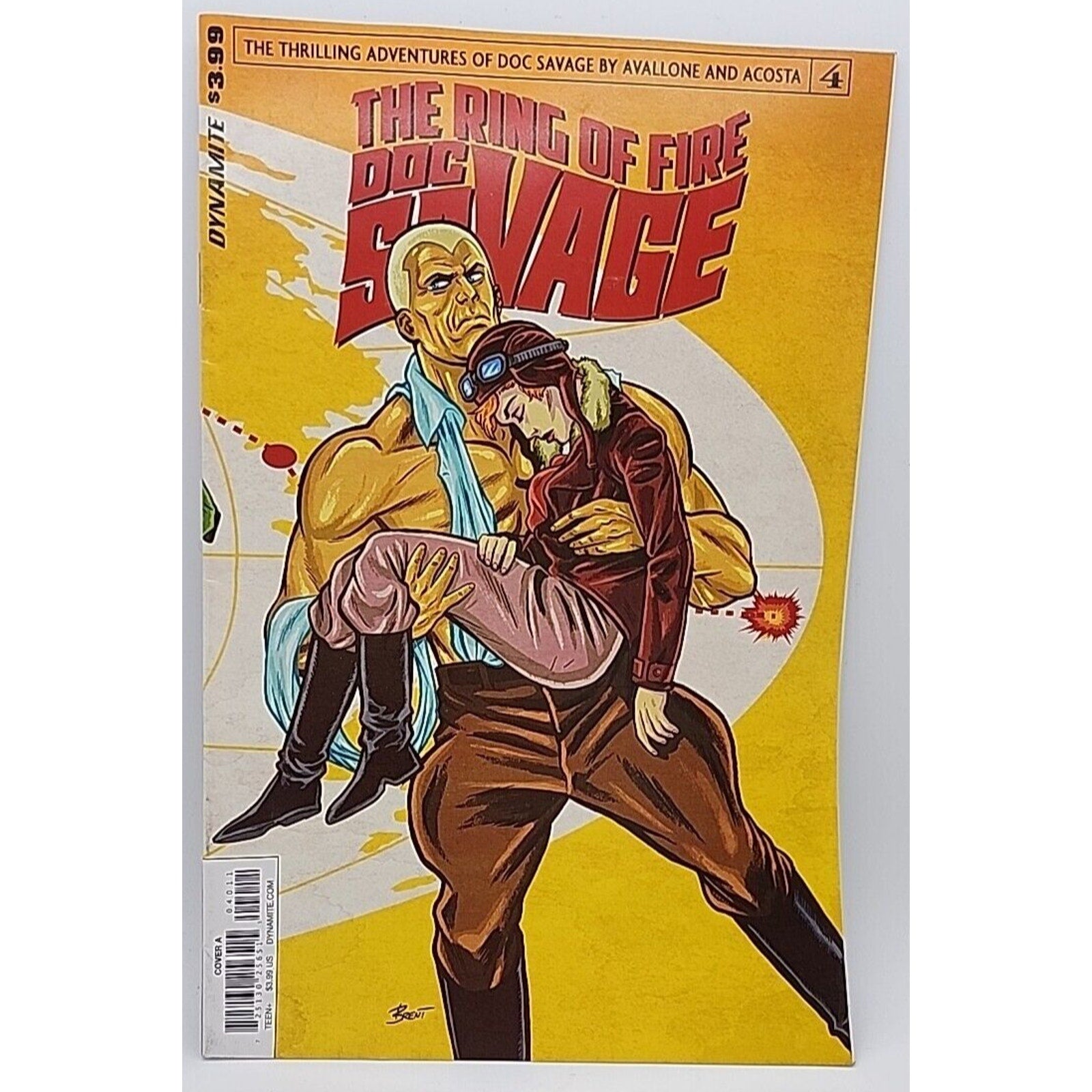 "The Ring Of Fire" Doc Savage, Dynamite Comics, #4
