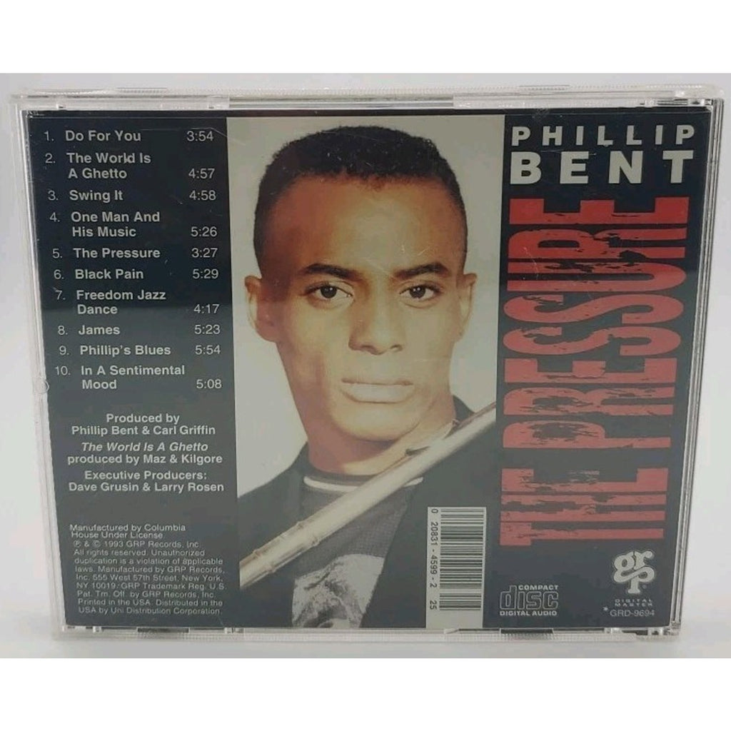 Phillip Bent The Pressure CD
