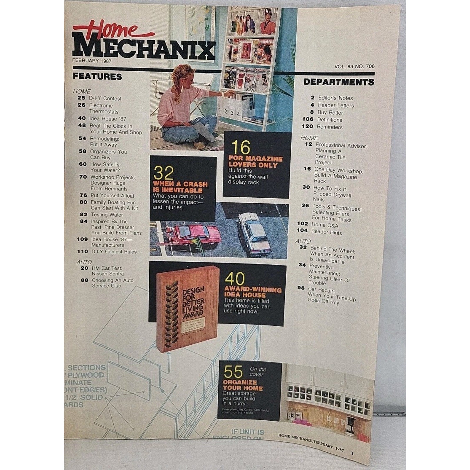 Home Mechanix Magazine - February 1987 - Vol. 83 No. 706