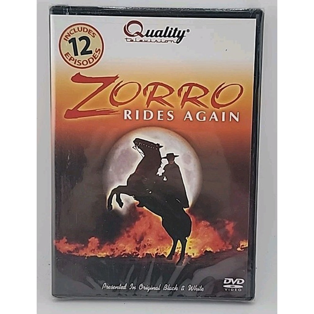 Zorro Rides Again (DVD, 2006) *Brand New*