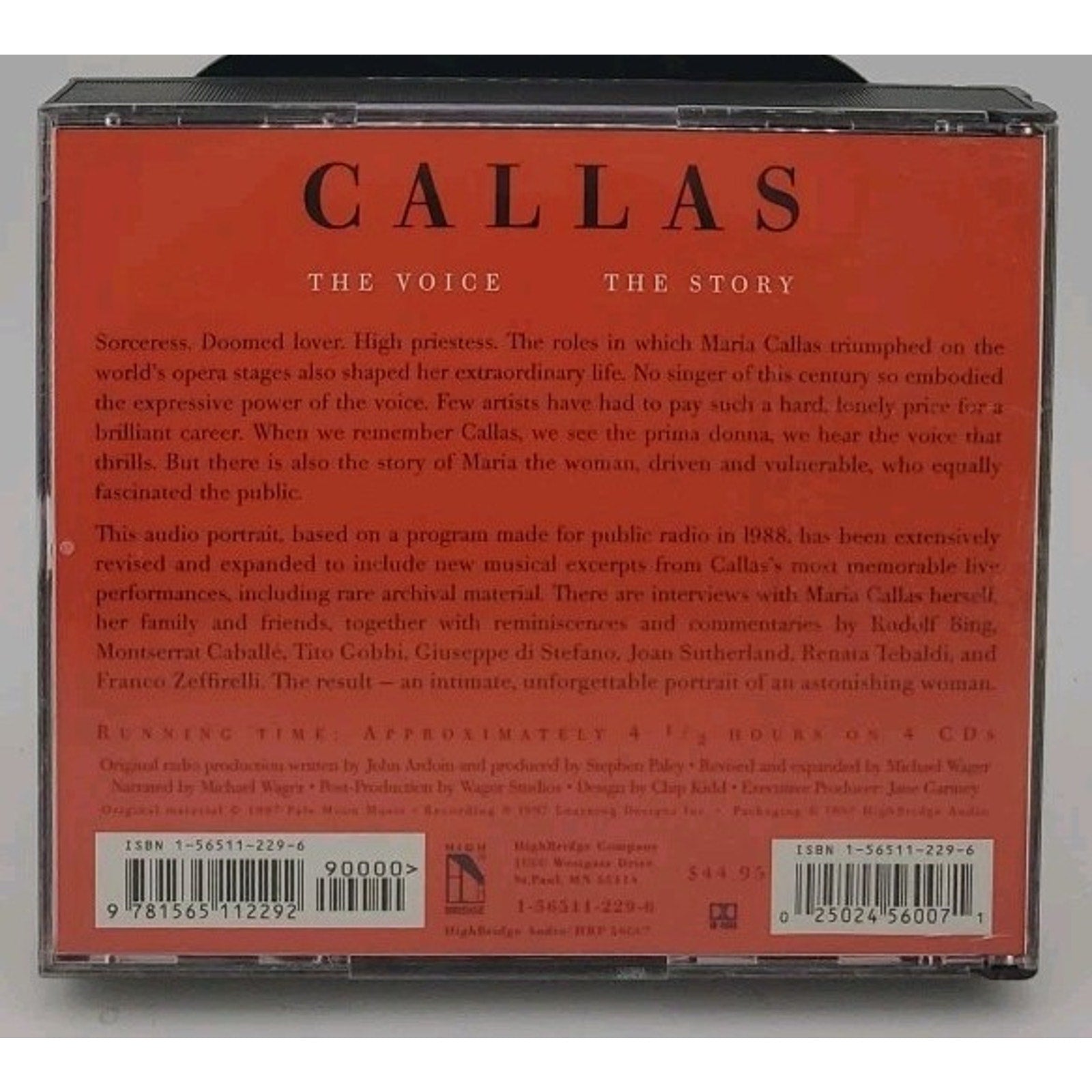 Maria Callas : In Her Own Words by John Ardoin (1997, Compact Disc)