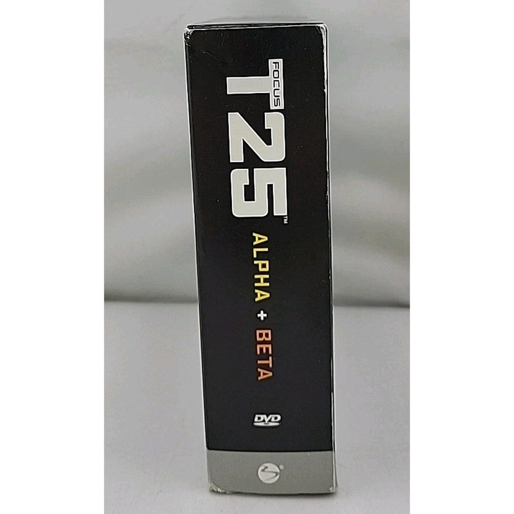 Beachbody Focus T25 Alpha CD Set Workout Nutrition Guide *Missing 1 Disc*