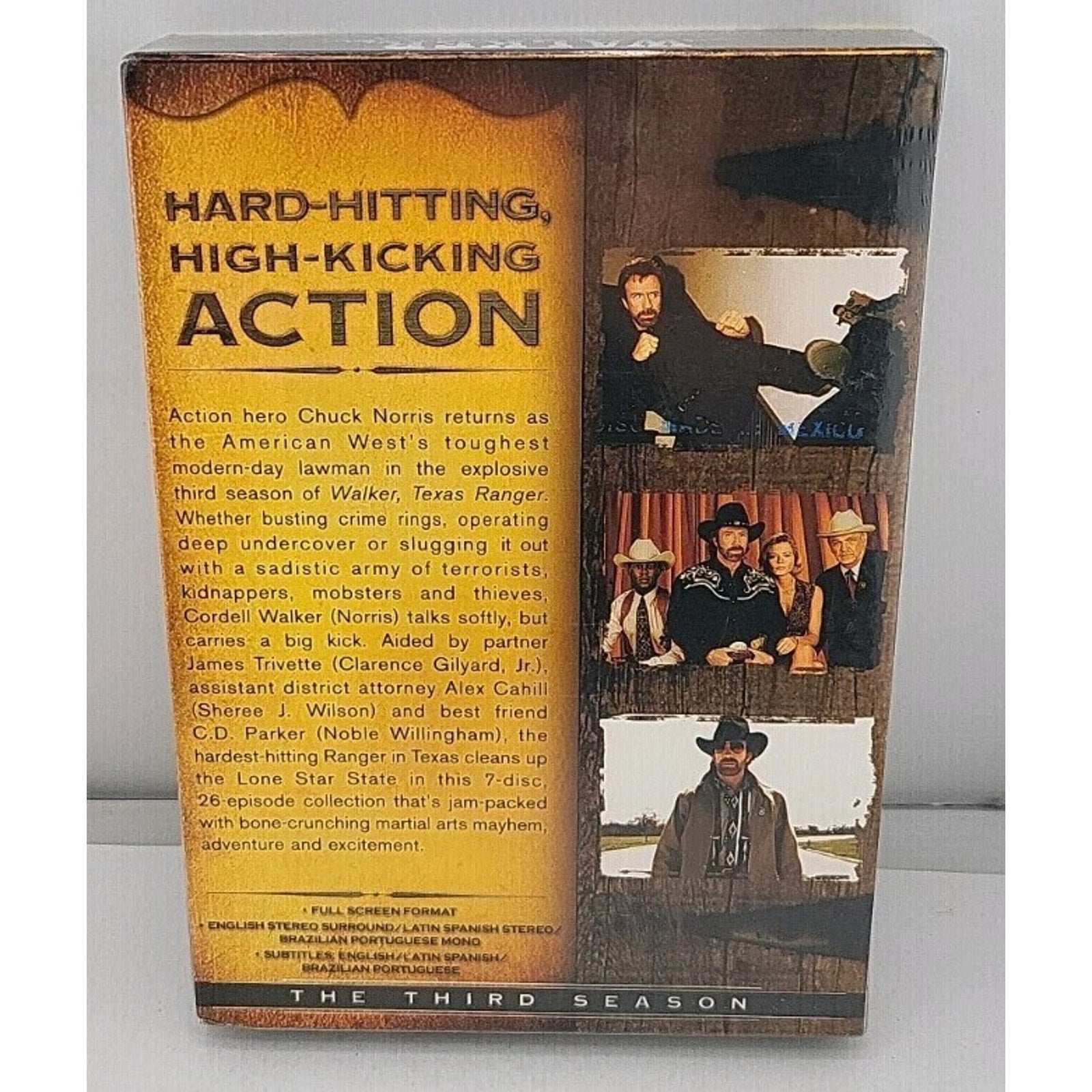 Walker Texas Ranger: the Third Season (DVD, 1995) *Brand New*