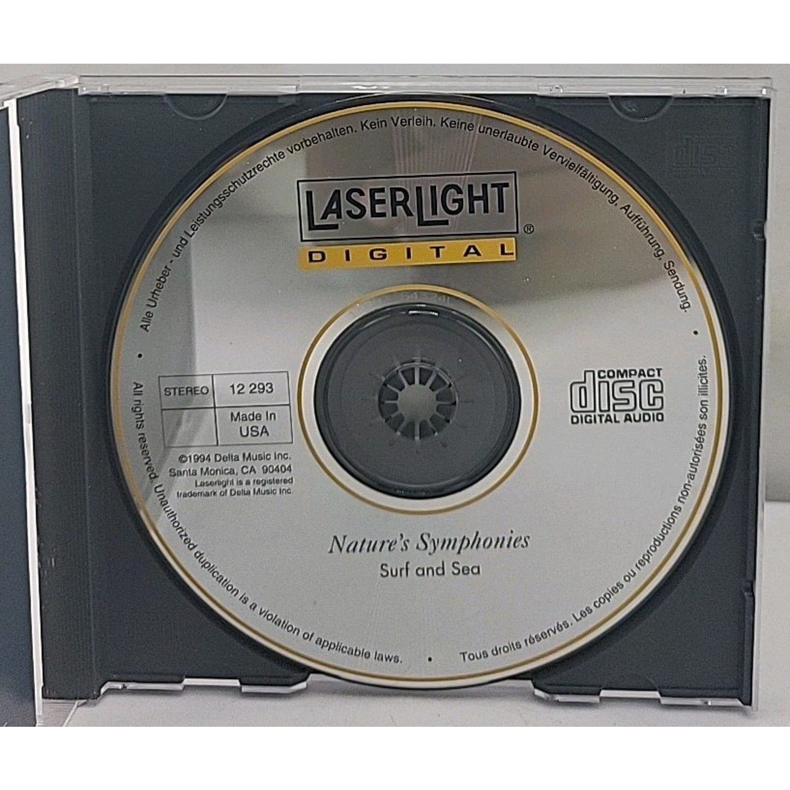 Nature's Symphonies: Surf & Sea by Various Artists (CD, May-1994, Laserlight)