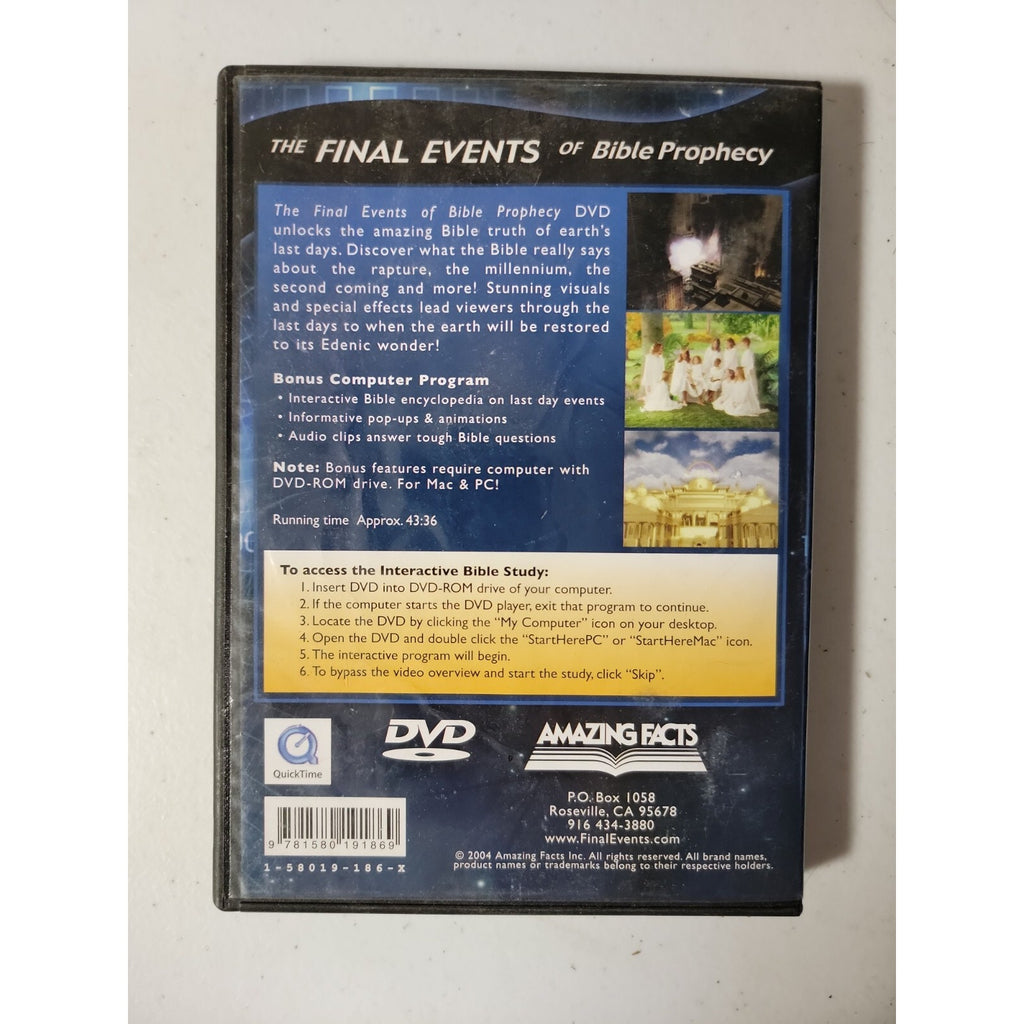 The Final Events of Bible Prophecy (DVD)