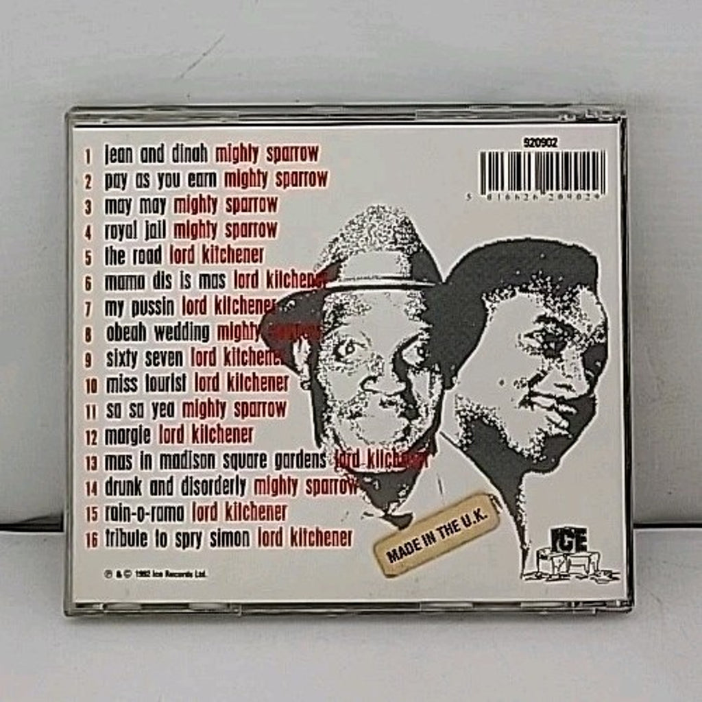 16 Carnival Hits by Mighty Sparrow / Kitchener, Lord (CD, 2000)