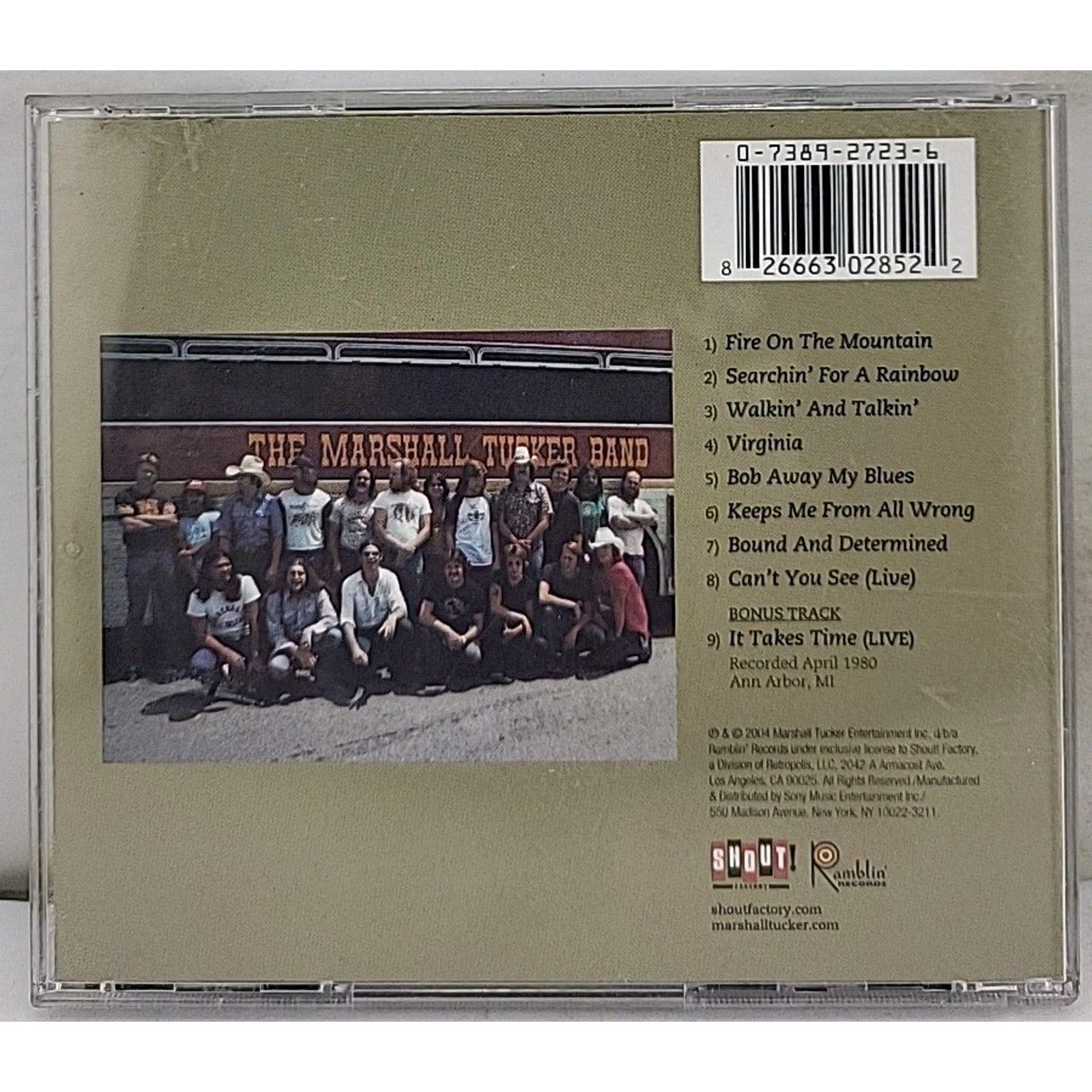 Searchin for a Rainbow by The Marshall Tucker Band (CD, 2004)