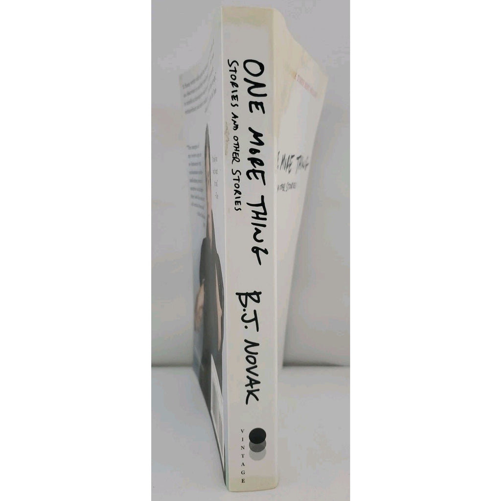 One More Thing : Stories and Other Stories by B. J. Novak (2015, Trade...