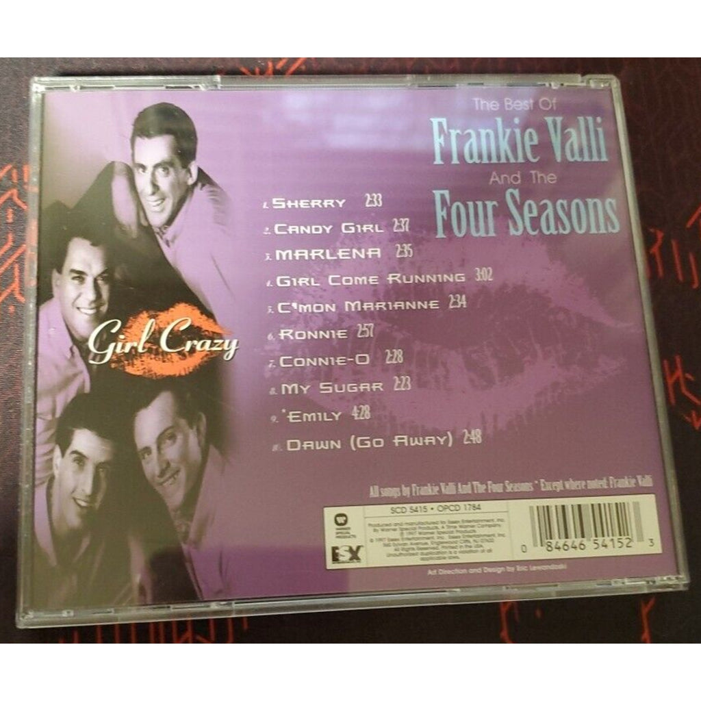 Frankie Valli & Four Seasons, Best Of: Girl Crazy, (CD)