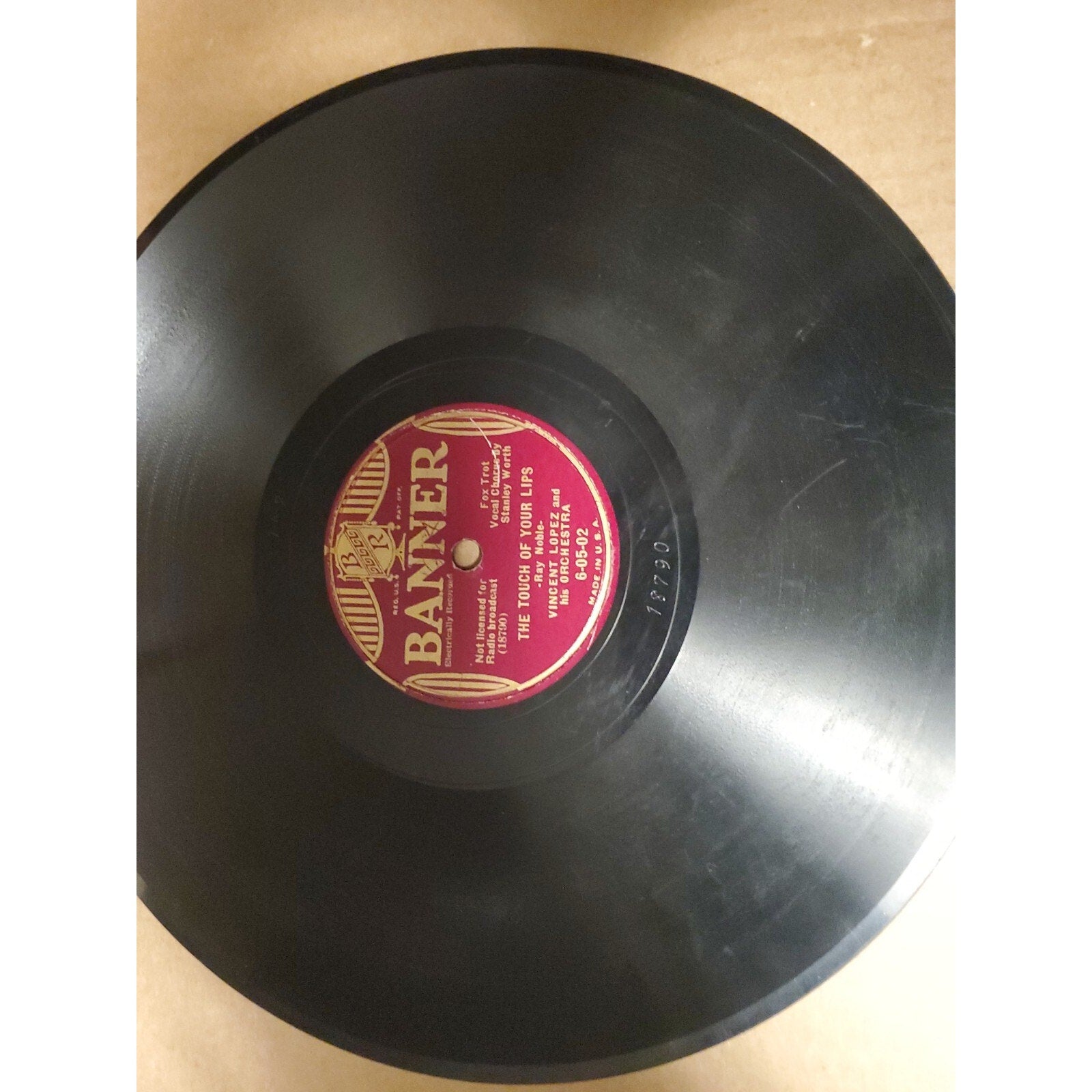 You Started Me Dreaming Vincent Lopez And His Orchestra (Record)