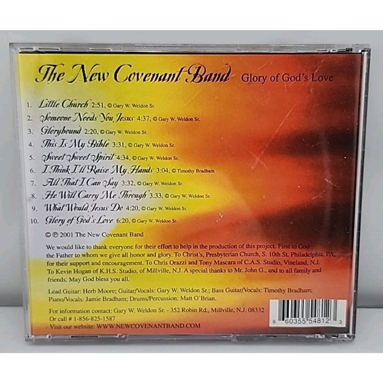 The New Covenant Band Glory Of God's Love (CD)