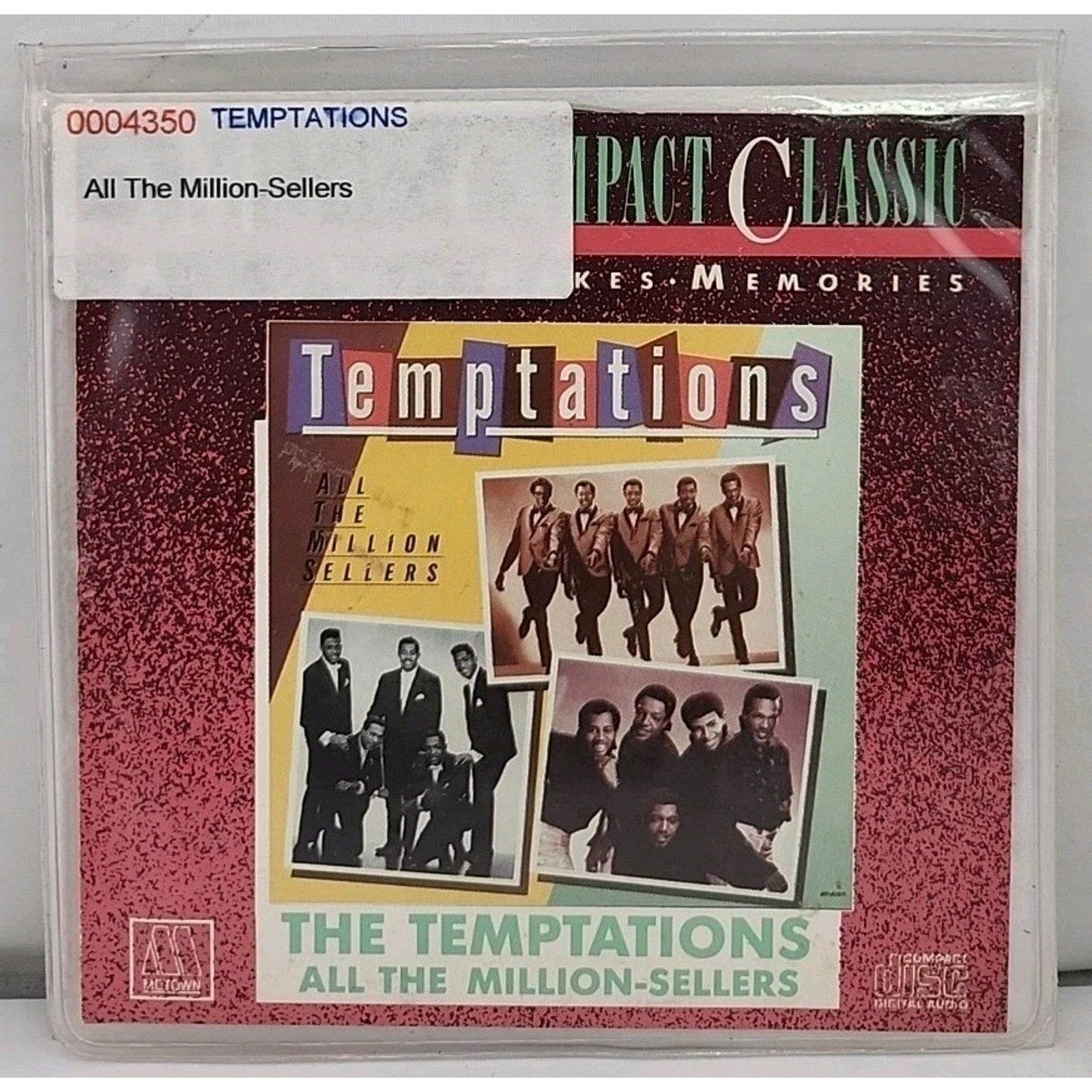 A Motown Compact Classic - The Temptations - All The Million-Sellers - CD