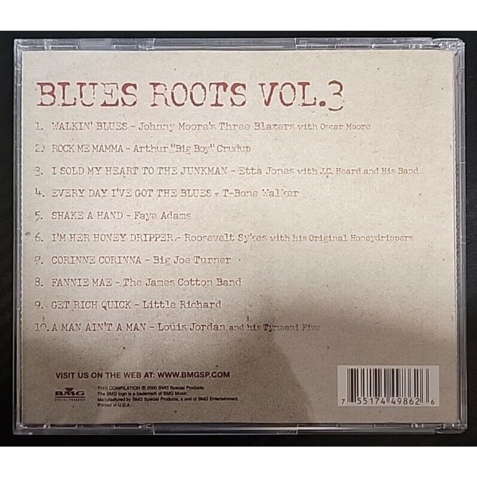 Blues Roots, Vol. 3 by Various Artists (CD, Mar-2000, BMG Special Products)