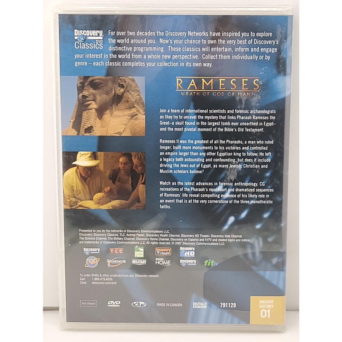 Rameses; Wrath of god or man (DVD, 2007) Discovery Channel DVD Classics *NEW*