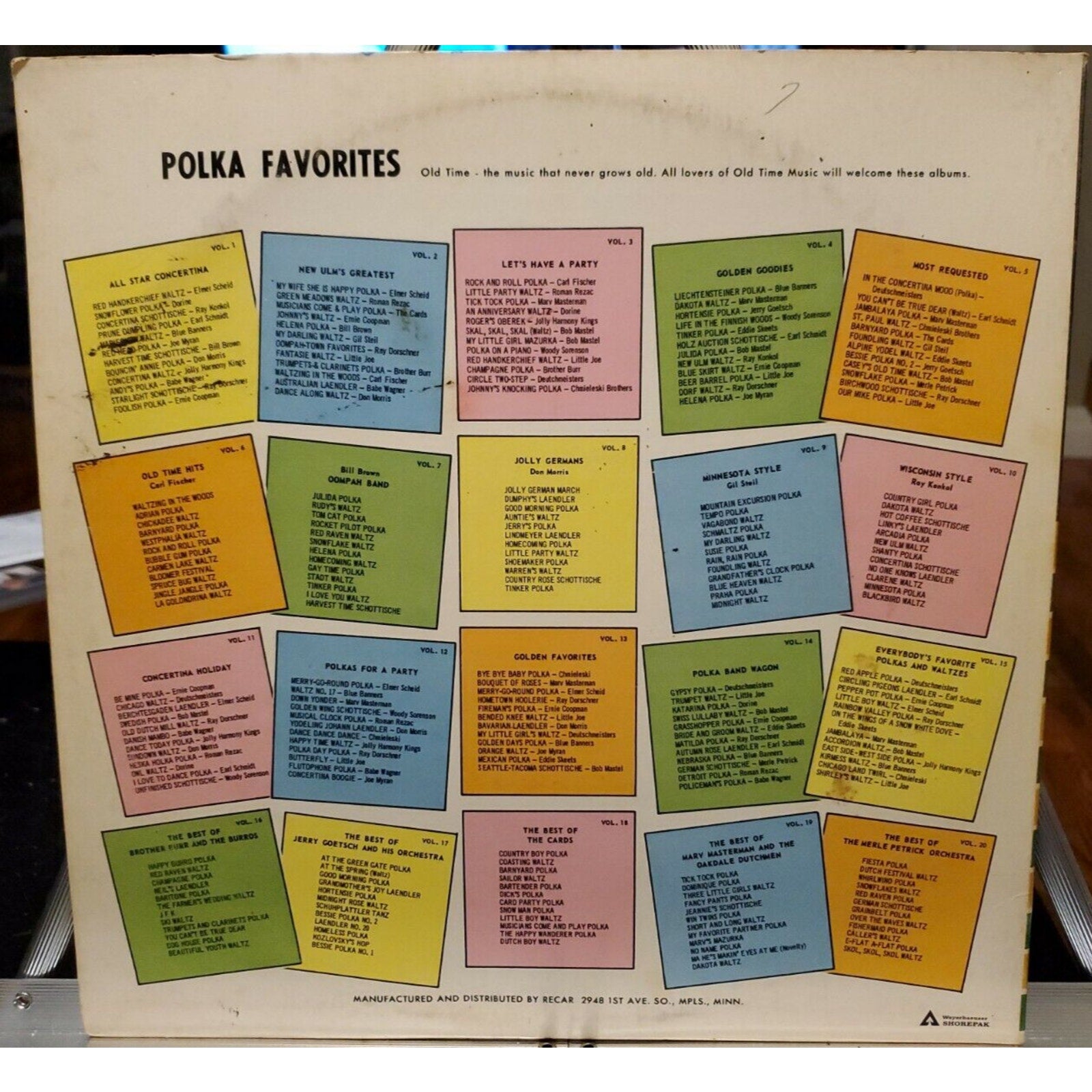 Polka Favorites Vol. 4 Golden Goodies PF4004 (Record)