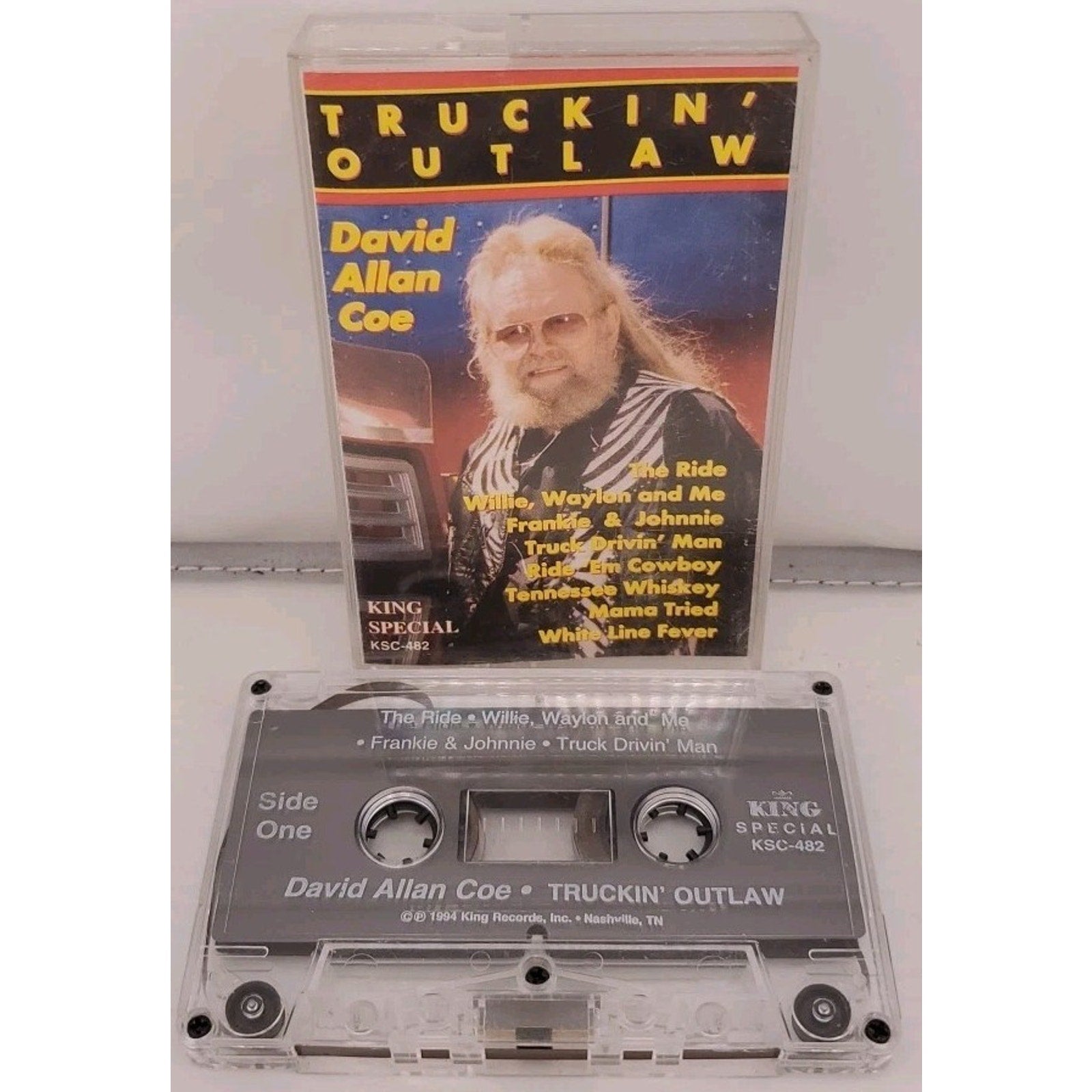 Truckin' Outlaw by David Allan Coe (Cassette, Jan-1996, King)